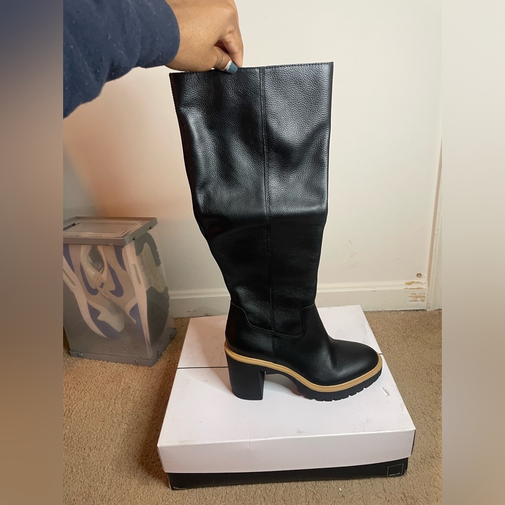 Dolce Vita Black Heeled Boots